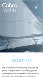 Mobile Screenshot of cobrayachts.com